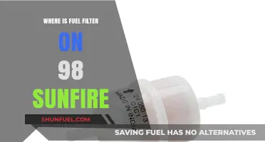 Locating the Fuel Filter in Your 98 Sunfire