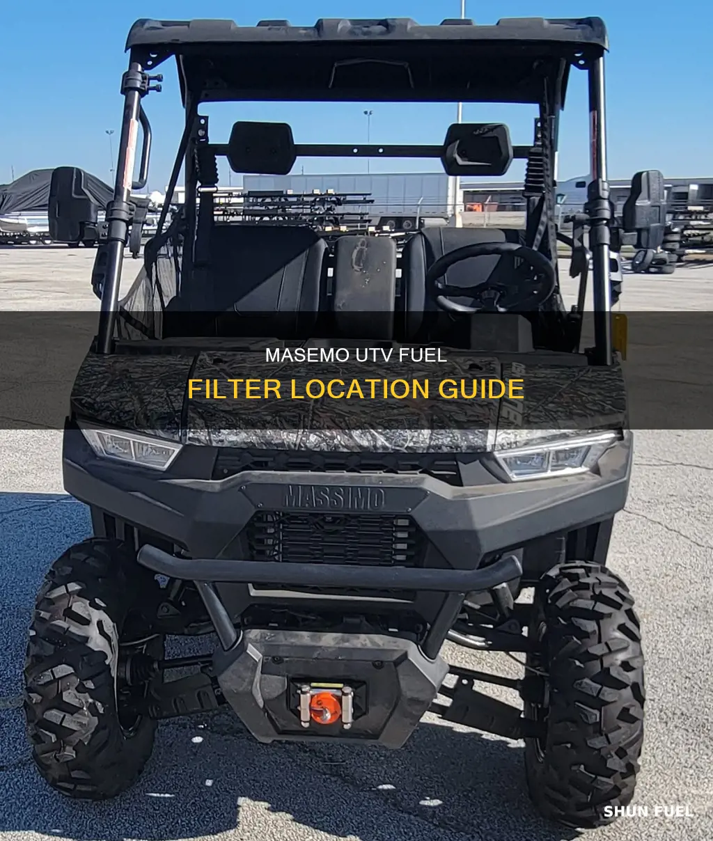 where is fuel filter on a masemo utv