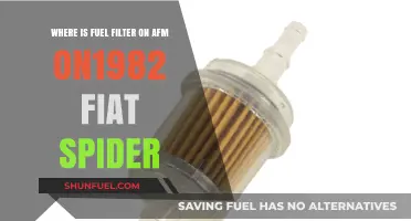 Fiat Spider Fuel Filter Location and Replacement Guide