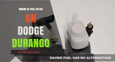Dodge Durango Fuel Filter: Location Guide