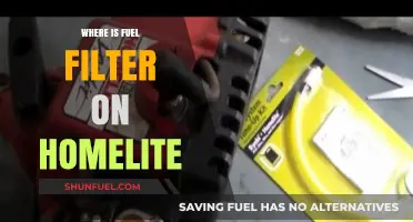 Locating the Fuel Filter in Your Homelite Engine