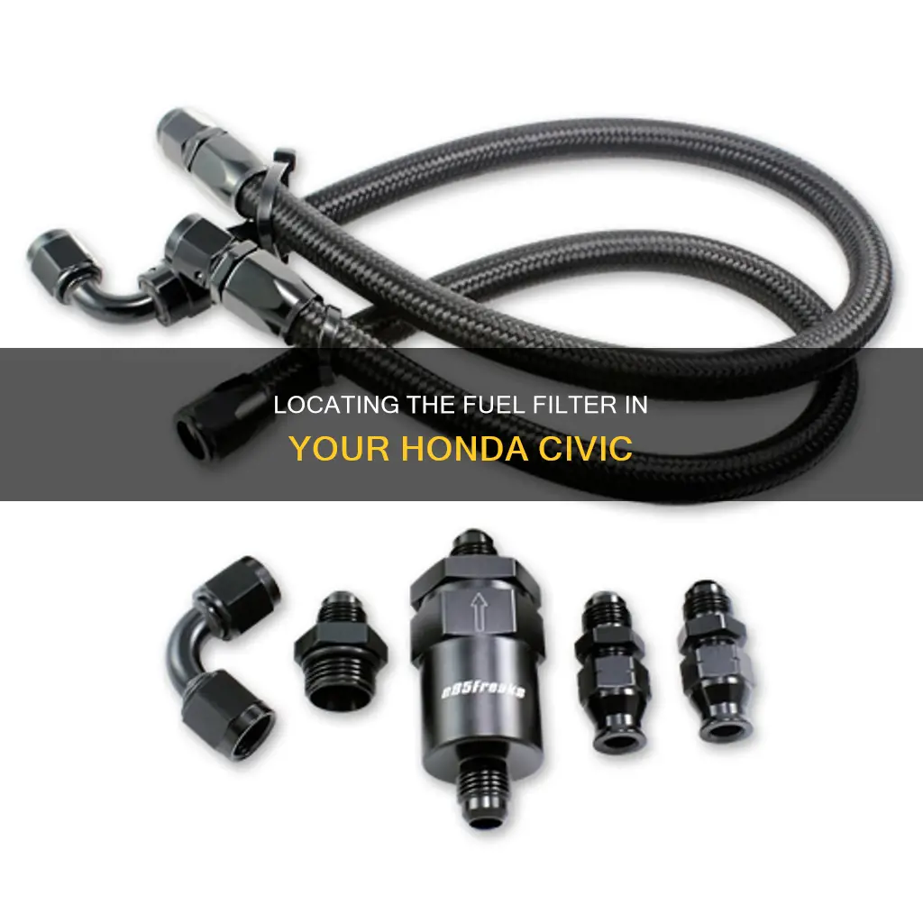 where is fuel filter on honda civic
