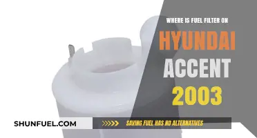 Hyundai Accent 2003: Fuel Filter Location and Replacement Guide