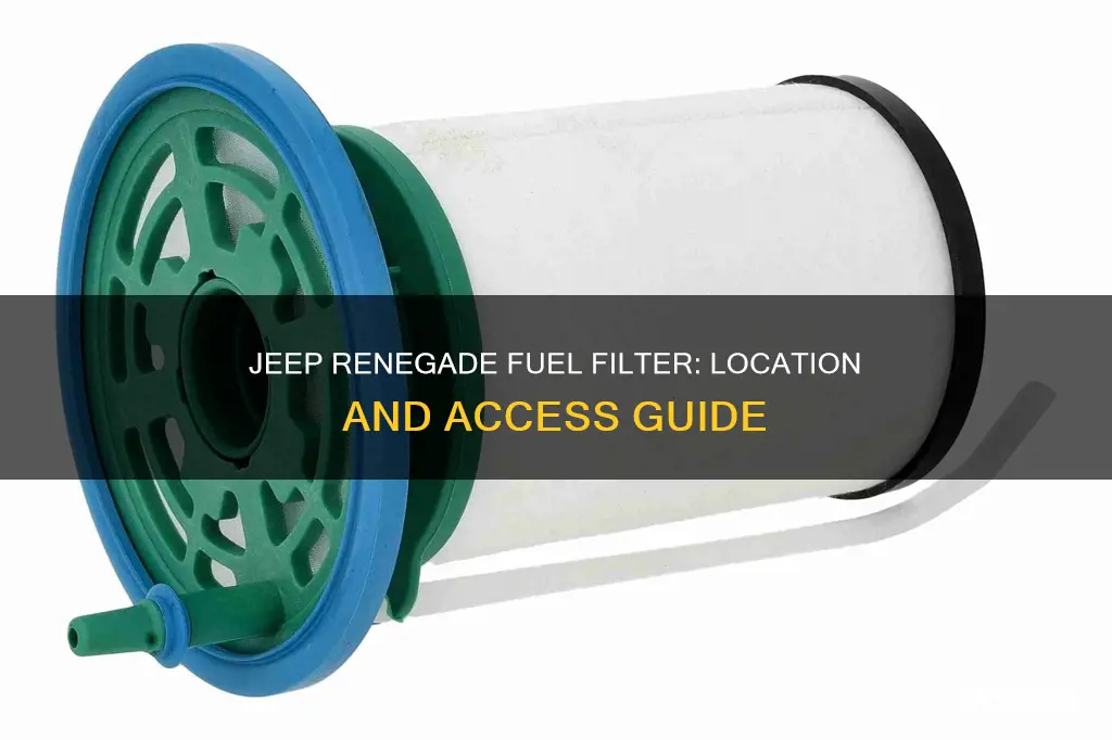 where is fuel filter on jeep renegade