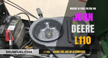 Finding the Fuel Filter on Your John Deere L110