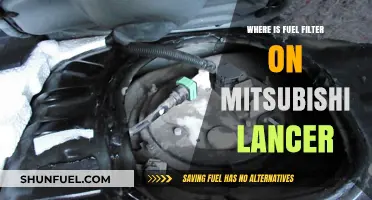 Lancer Fuel Filter: Locating the Fuel Filter