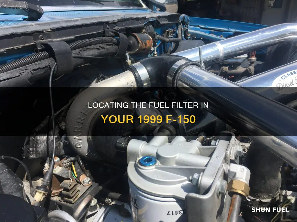 where is fuel filter on my 1999 f 150