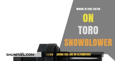 Toro Snowblower Fuel Filter Location Guide