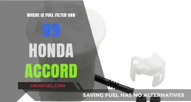 Locating the Fuel Filter in a 99 Honda Accord