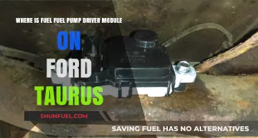 Locating the Fuel Pump Driver Module in a Ford Taurus