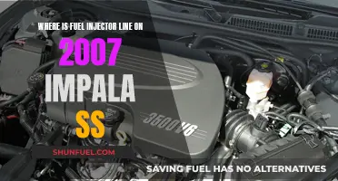 Fuel Injector Line Location in 2007 Impala SS