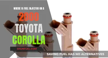 Fuel Injector Location in a 2000 Toyota Corolla