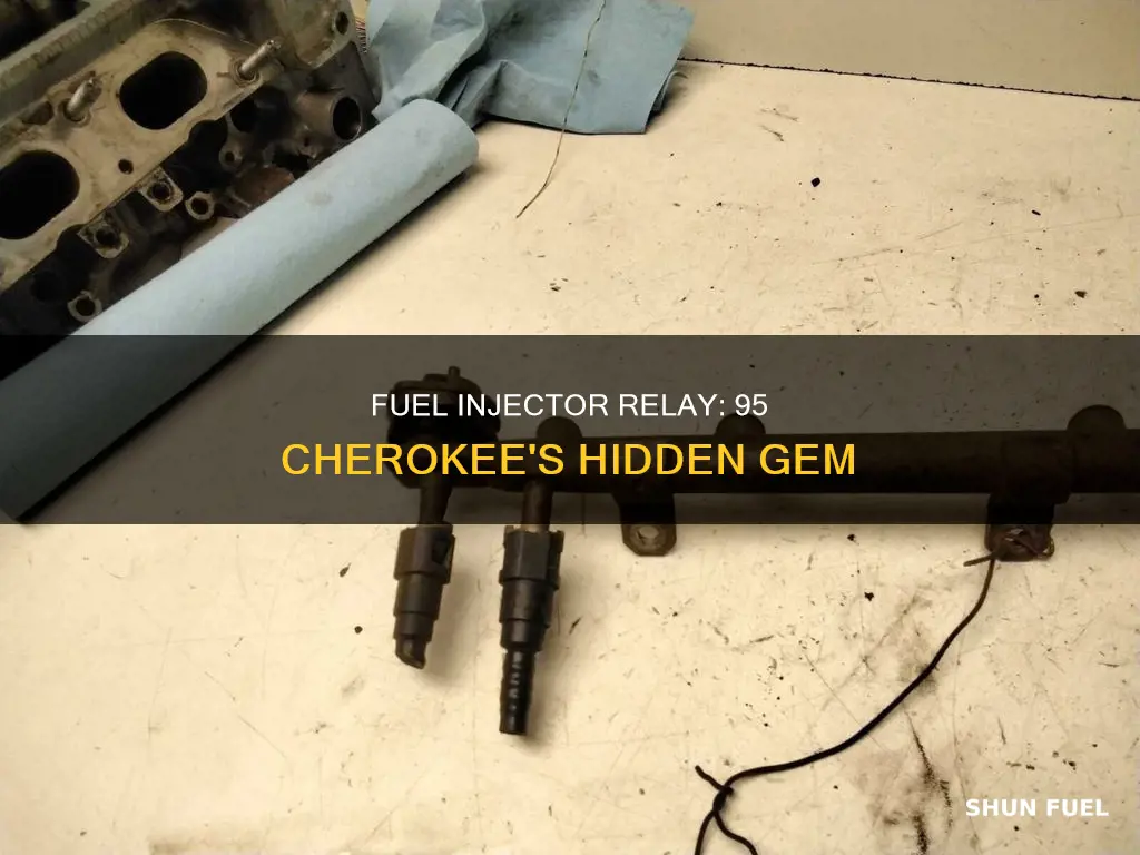 where is fuel injector relay 95 cherokee
