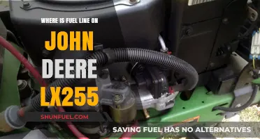 John Deere LX255 Fuel Line Location: A Comprehensive Guide