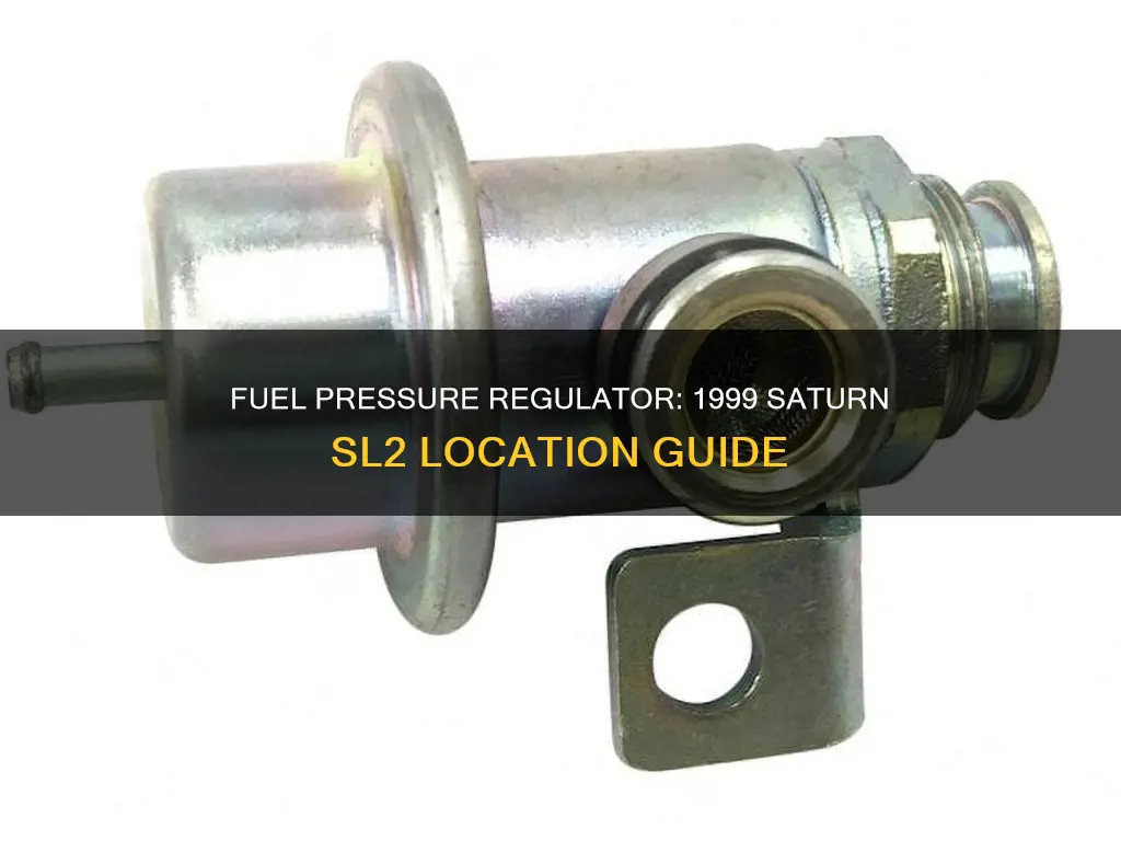 where is fuel pressure regulator 1999 saturn sl2