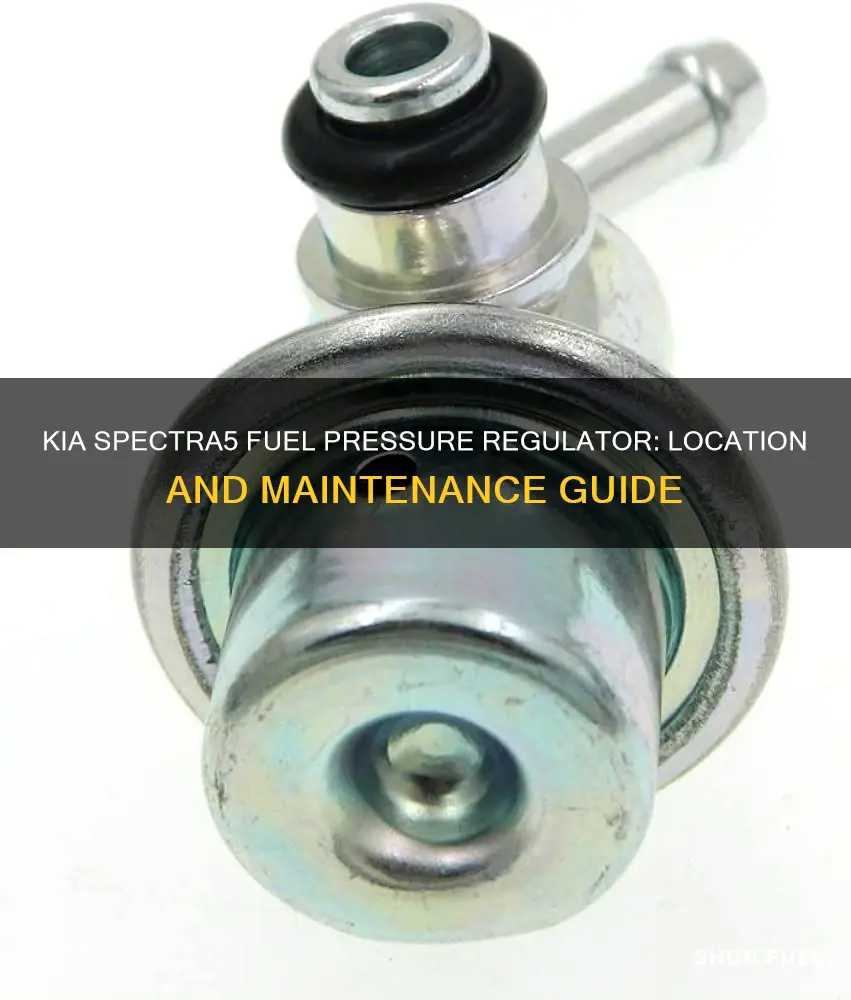 where is fuel pressure regulator located on 2008 kia spectra5