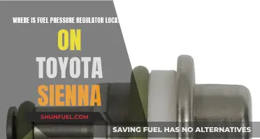 Locating the Fuel Pressure Regulator in Your Toyota Sienna