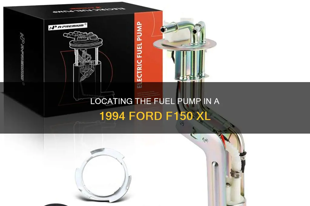 where is fuel pump 1994 f150 xl