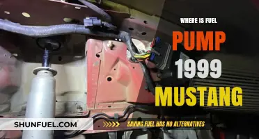 Locating the Fuel Pump in a 1999 Ford Mustang: A Guide