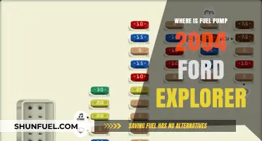 Locating the Fuel Pump in a 2004 Ford Explorer: A Guide