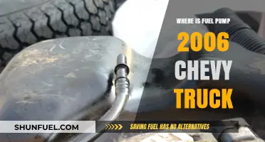 Locating the Fuel Pump in a 2006 Chevy Truck: A Guide