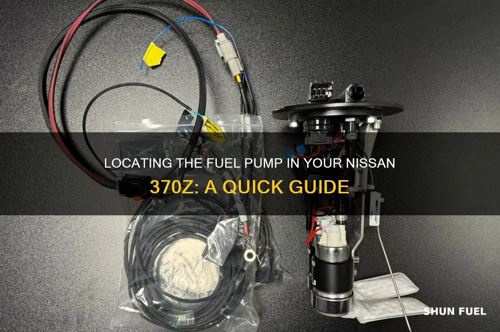 where is fuel pump 370z