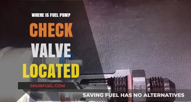 Where to Find Your Fuel Pump Check Valve: A Quick Guide