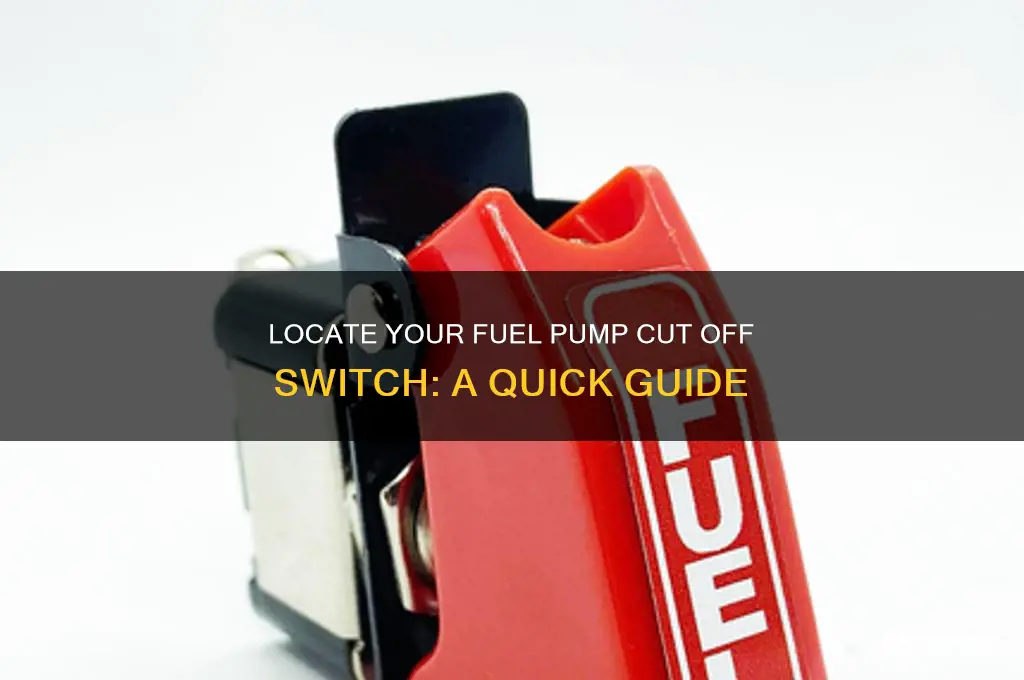 where is fuel pump cut off switch