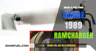 Locate the Fuel Pump in a 1989 Dodge Ramcharger: A Guide