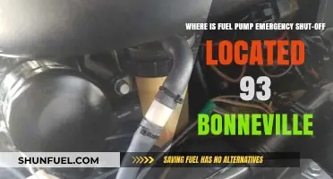Locate Your 93 Bonneville's Fuel Pump Emergency Shut-Off Quickly