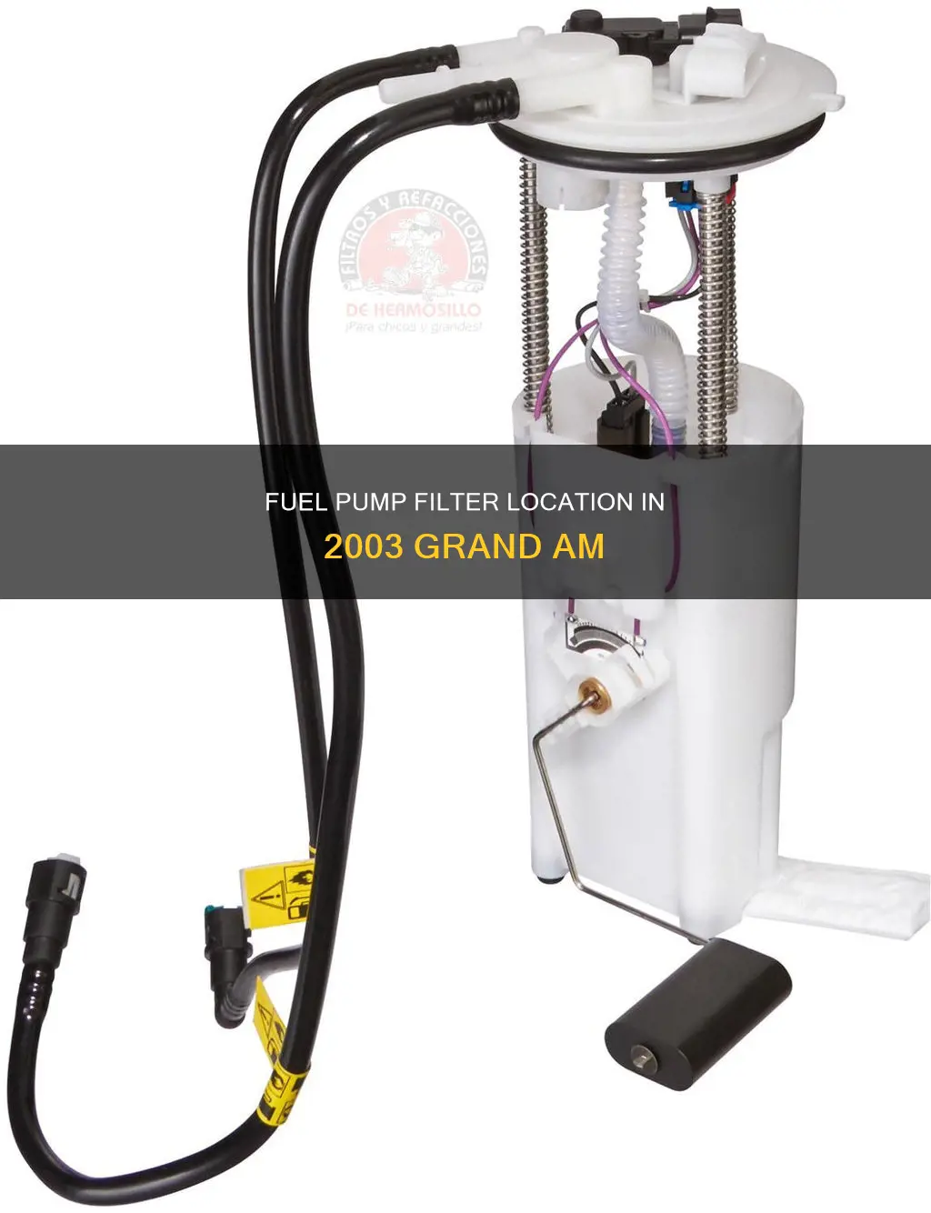 where is fuel pump filter 2003 grand am