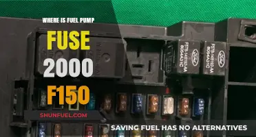 Locate the Fuel Pump Fuse in Your 2000 Ford F150