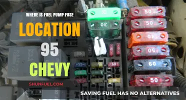Finding the Fuel Pump Fuse in a 1995 Chevy: Location Guide
