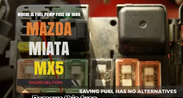 Locate the Fuel Pump Fuse in Your 1990 Mazda Miata MX5