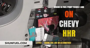 Locate the Fuel Pump Fusible Link in Your Chevy HHR