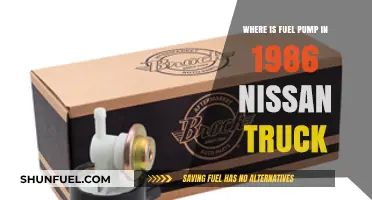 Locating the Fuel Pump in a 1986 Nissan Truck: A Guide