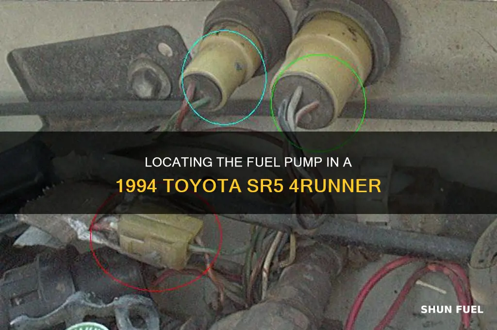 where is fuel pump in 1994 sr-6 4-runner