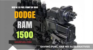 Locate the Fuel Pump in Your 1995 Dodge Ram 1500