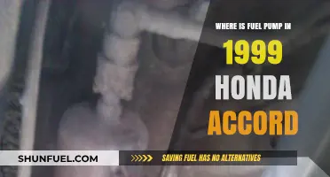 Locating the Fuel Pump in a 1999 Honda Accord: A Guide