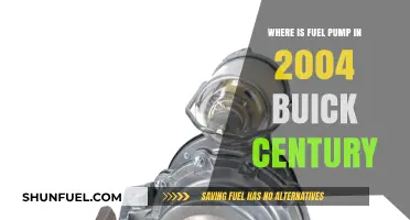 Locating the Fuel Pump in a 2004 Buick Century