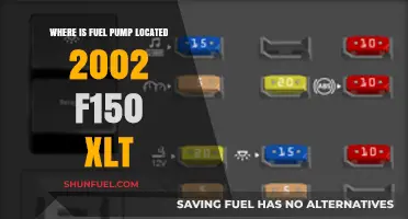 2002 Ford F150 XLT Fuel Pump Location Guide