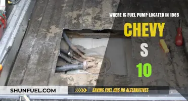 1985 Chevy S-10 Fuel Pump Location: A Quick Guide