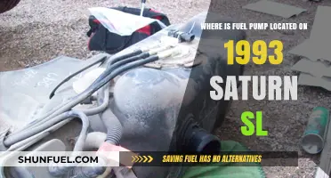 1993 Saturn SL Fuel Pump Location: A Comprehensive Guide