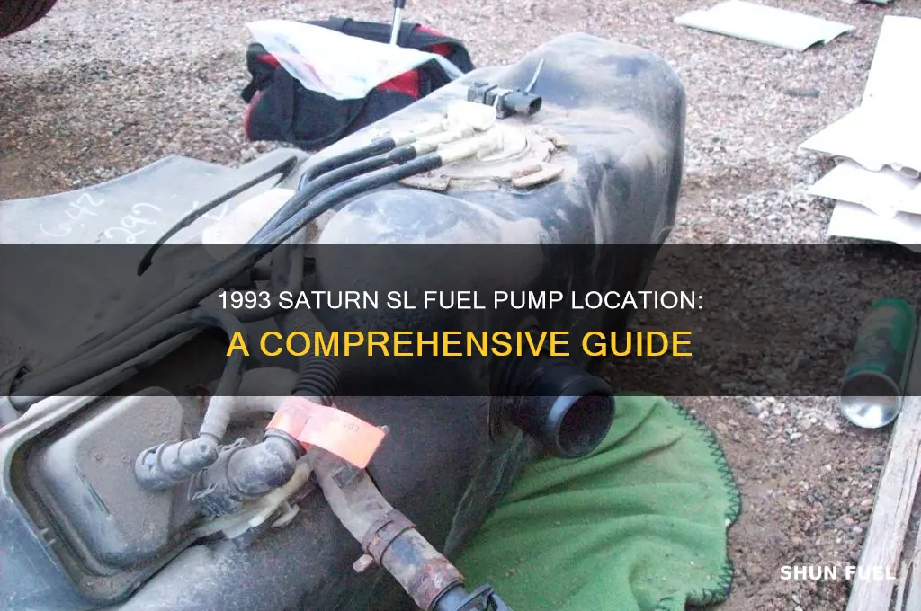 where is fuel pump located on 1993 saturn sl