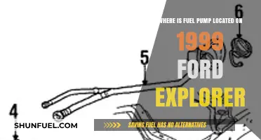 Finding the Fuel Pump in a 1999 Ford Explorer: Location Guide