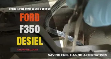 Locating the Fuel Pump on a 1999 Ford F350 Diesel