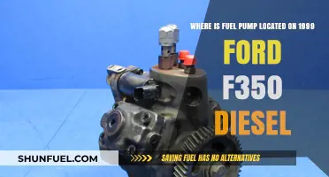 Locating the Fuel Pump on a 1999 Ford F350 Diesel