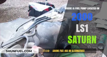 Fuel Pump Location Guide for 2000 Saturn LS1 Models