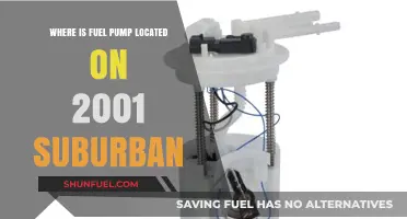 Finding the Fuel Pump in a 2001 Suburban: Location Guide