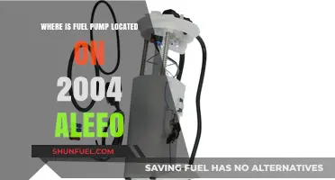 2004 Aleeo Fuel Pump Location: A Comprehensive Guide